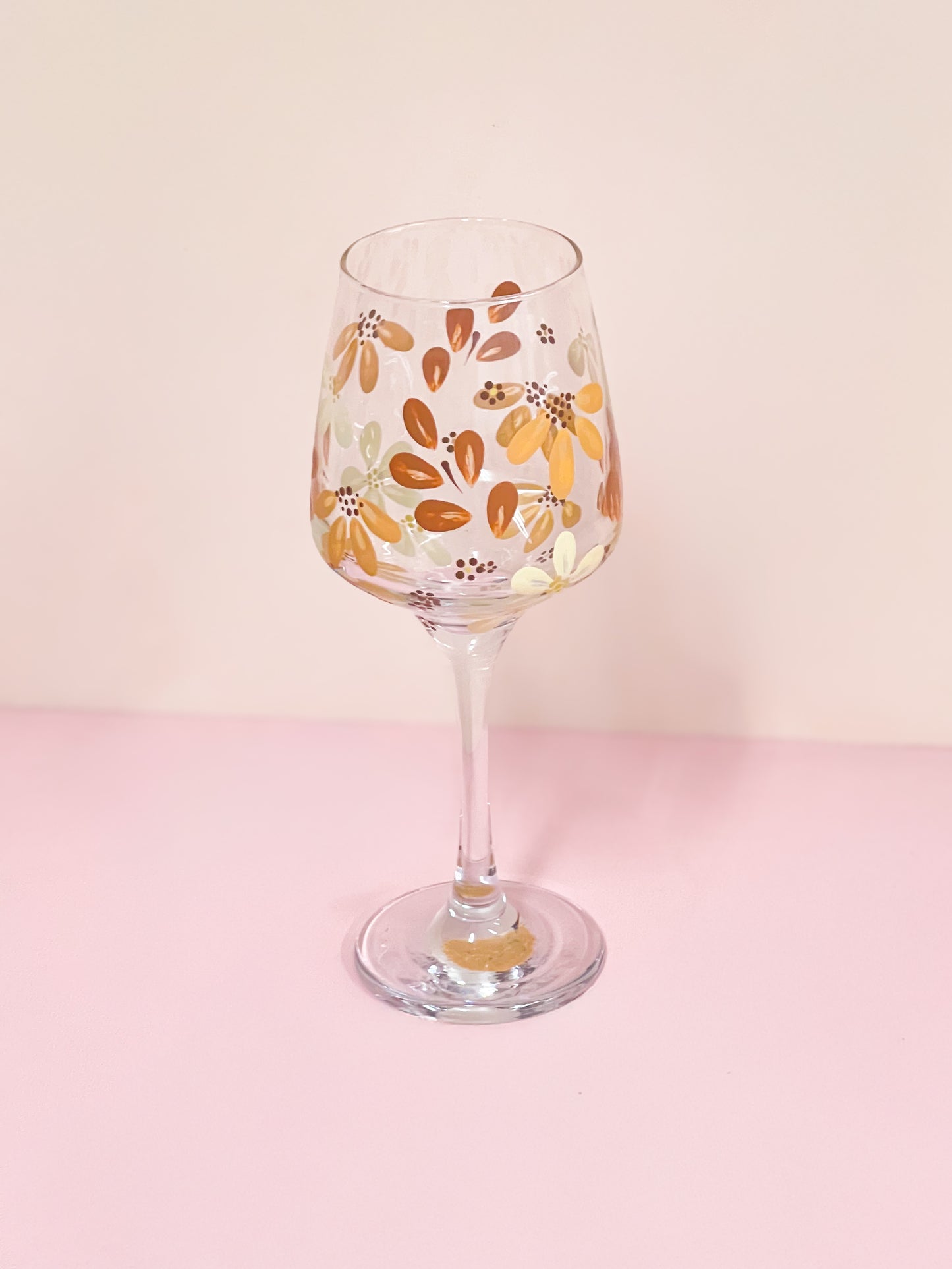 Hand-painted Wine Glass - Era #2