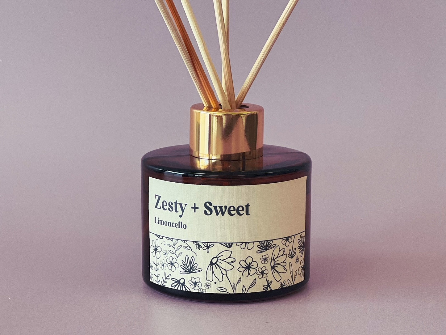 Amber Diffuser | Zesty + Sweet (Limoncello)