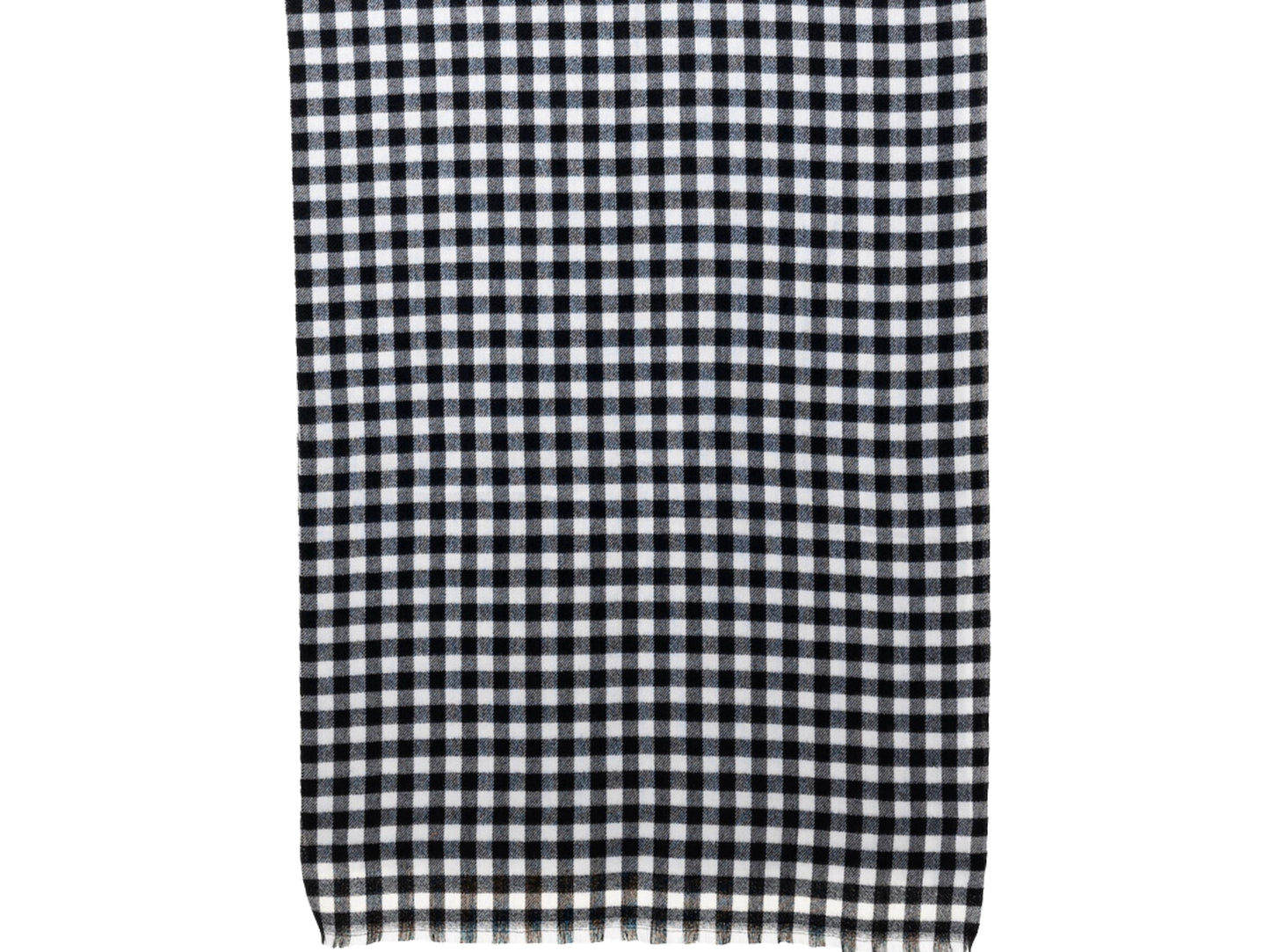 Gingham Scarf - Black