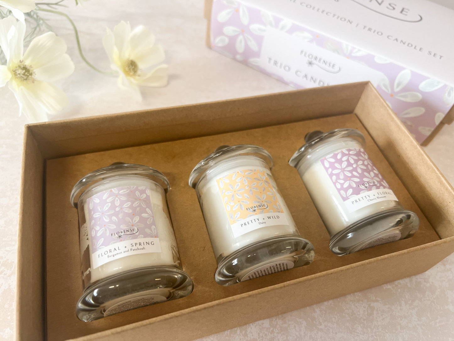 Trio Candle Set | The Floral Collection