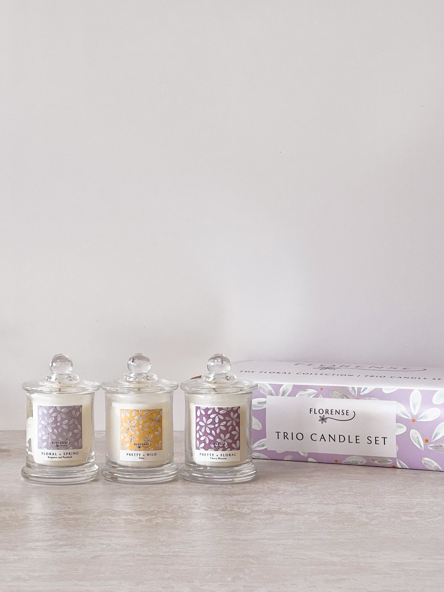 Trio Candle Set | The Floral Collection
