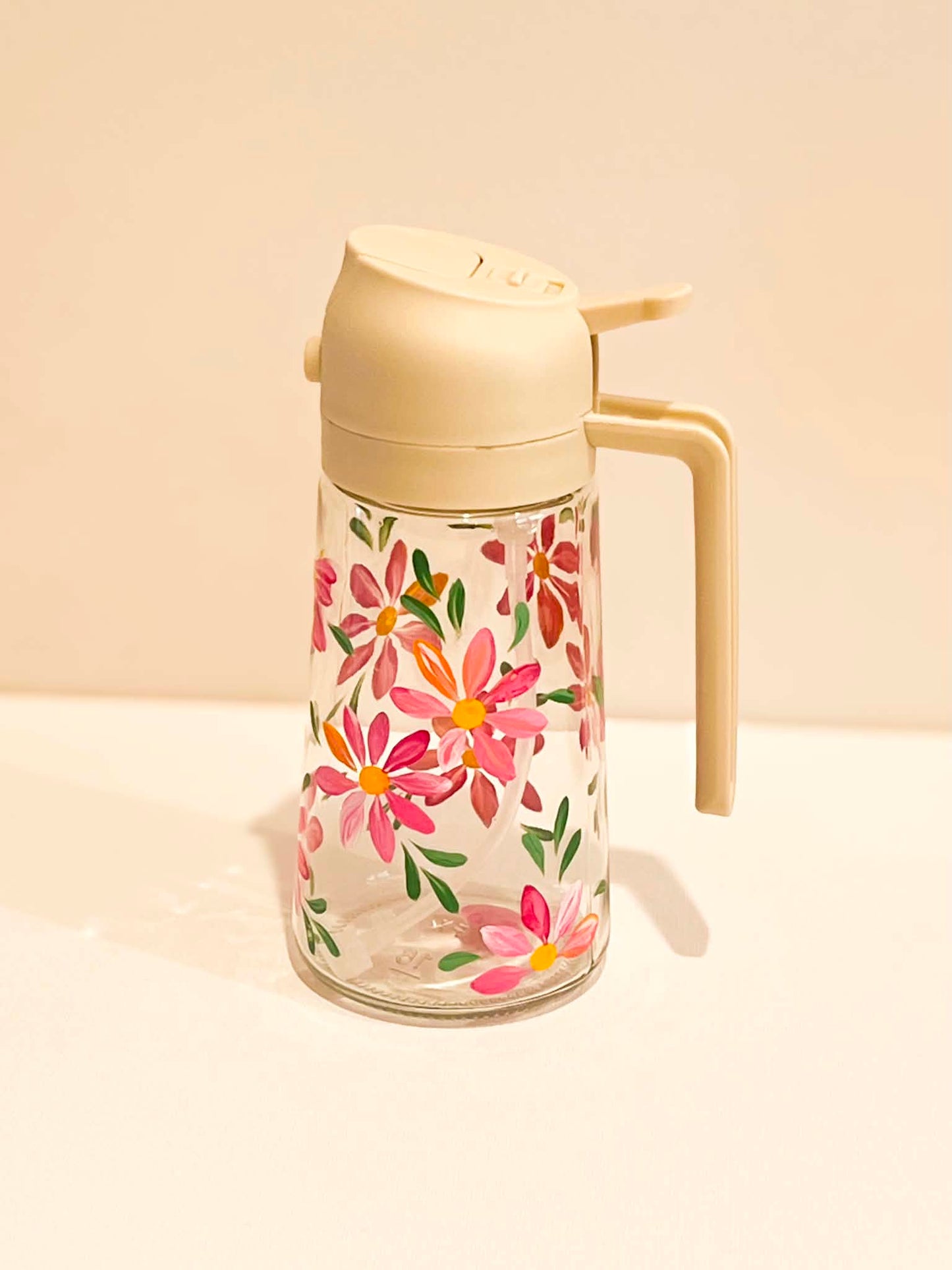 Hand-painted Pour & Spray Oil Bottle - Gigi