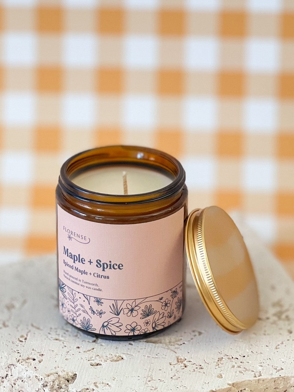 Amber Candle | Maple + Spice (Spiced Maple & Citrus)