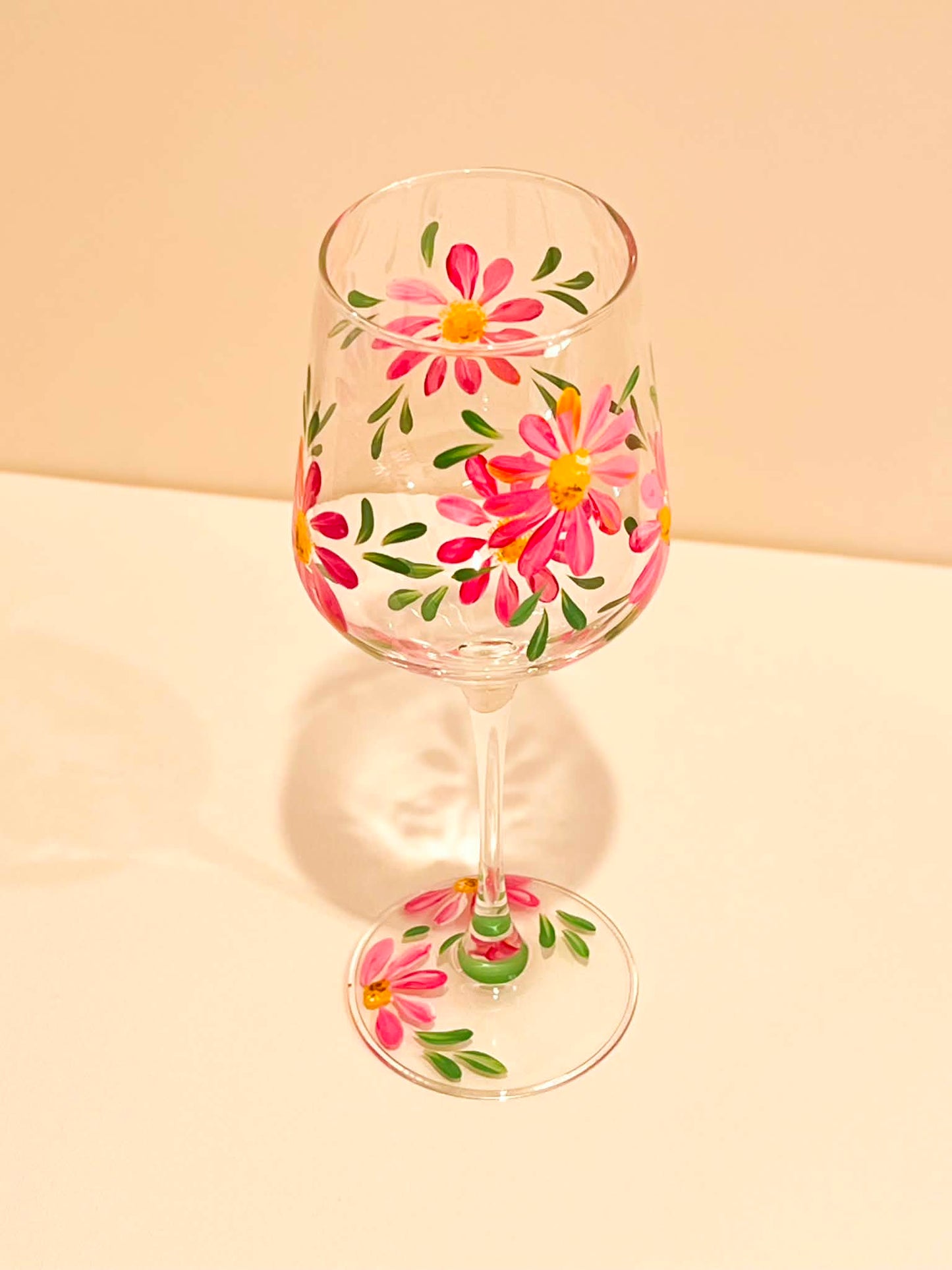 Hand-painted Wine Glass - Gigi