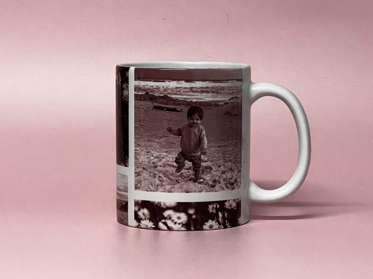 Ceramic Coffee Mug - Grid style add your photos!