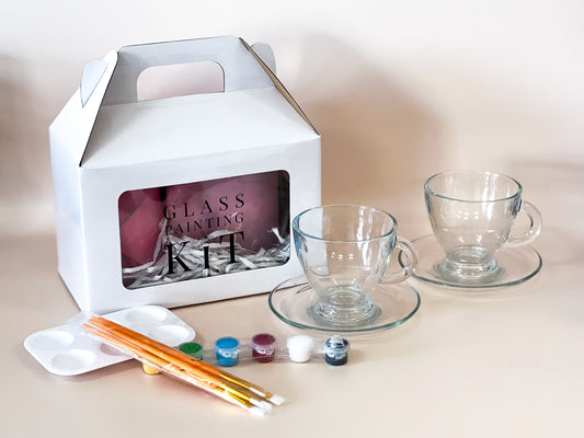 Glass Painting Kit - Tea Cup