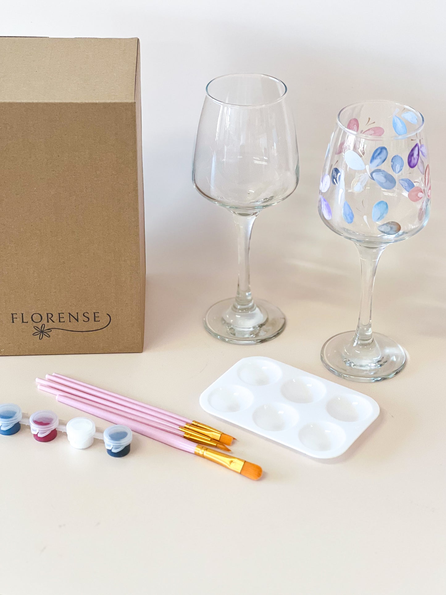 Glass Painting Kit - Wine Glass
