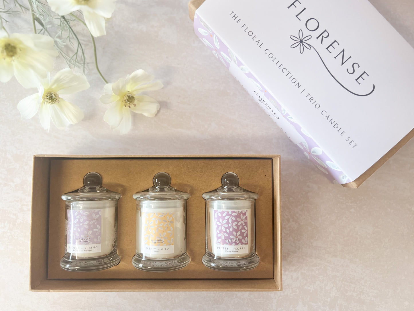 Trio Candle Set | The Floral Collection