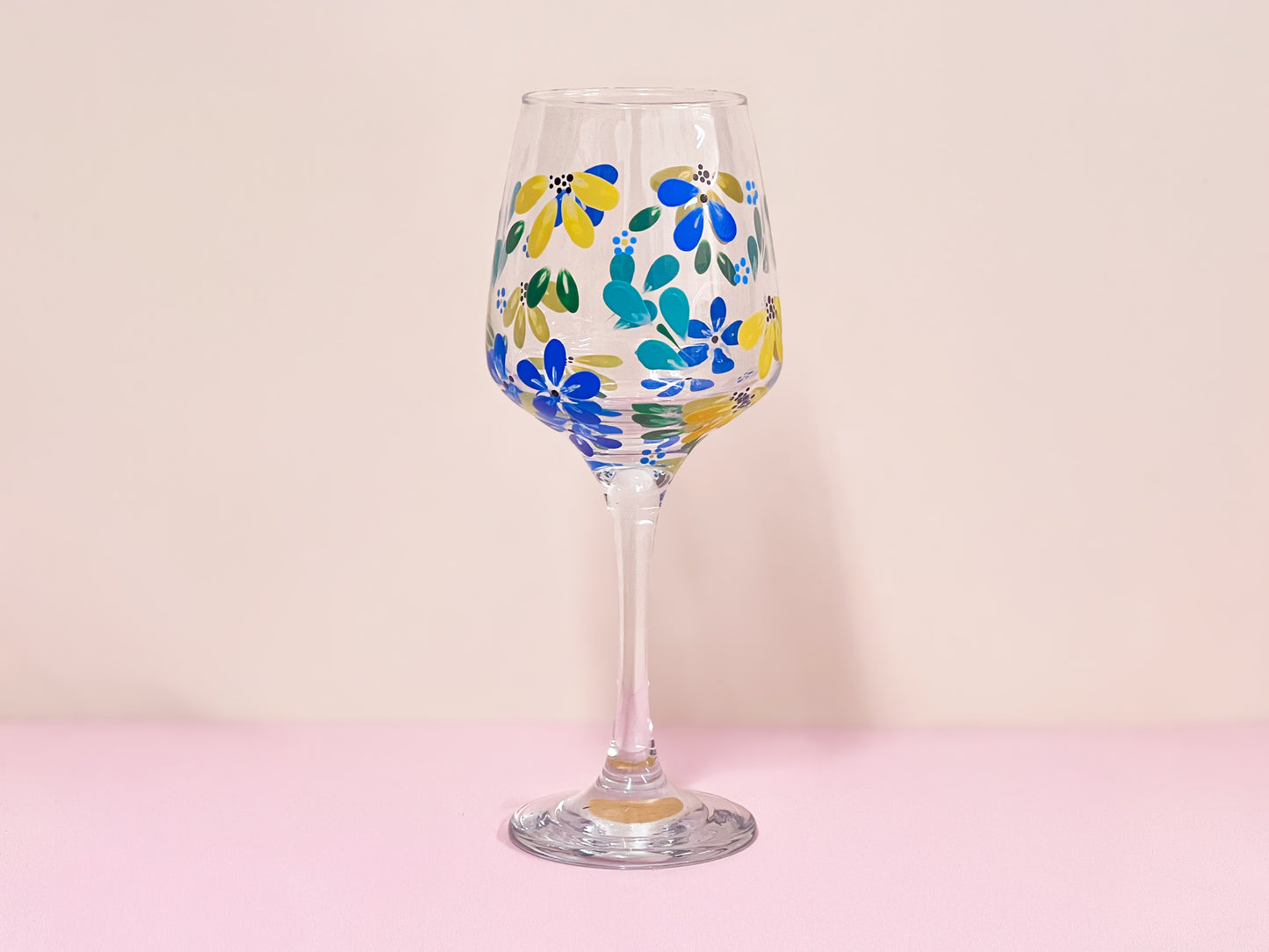 Hand-painted Wine Glass - Era #1