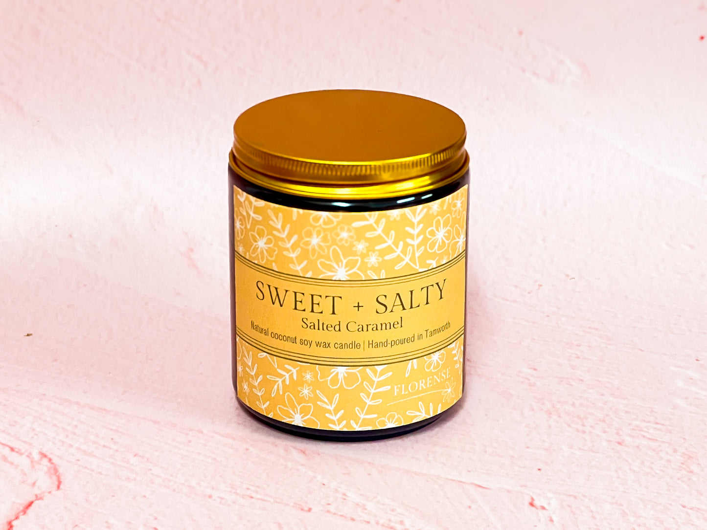 Amber Candle | Sweet + Salty (Salted Caramel)