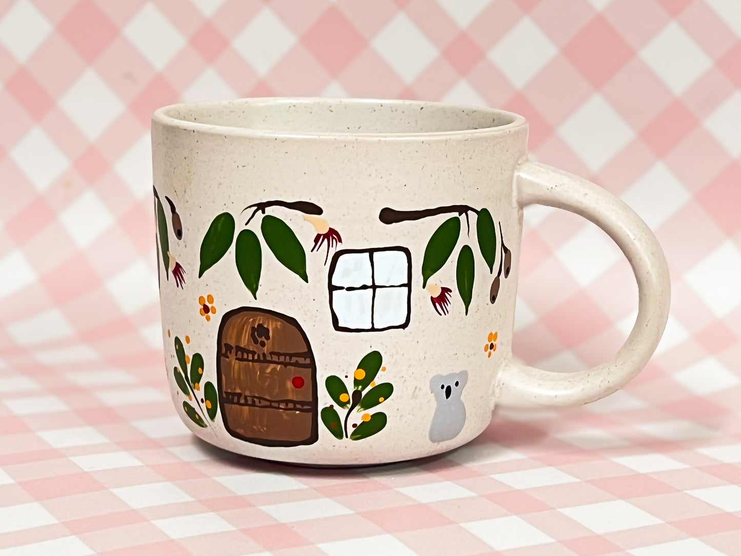 Hand-Painted Ceramic Mug - “Beryl”