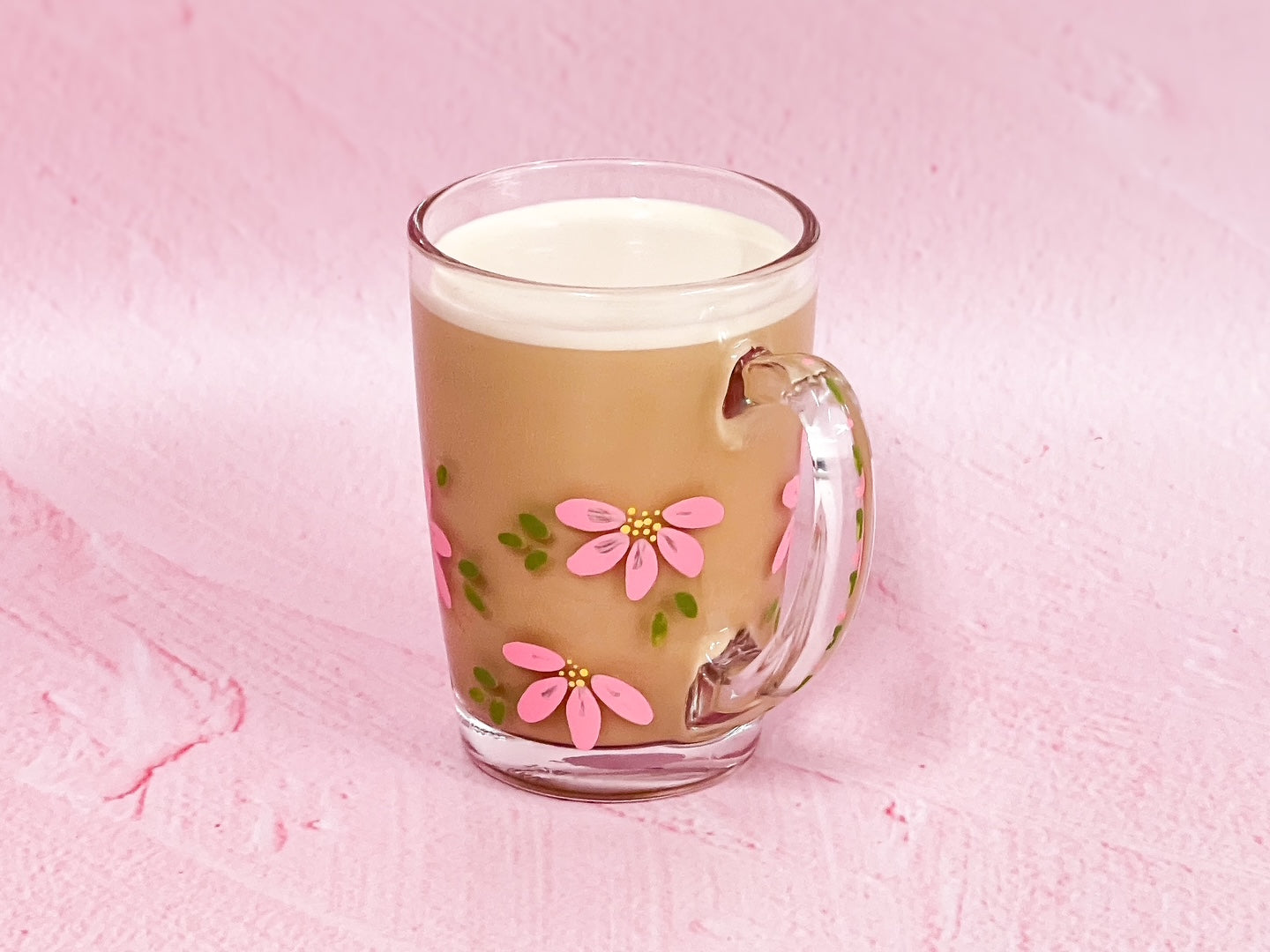 Hand-Painted Coffee Mug - Blossom Petal | Personalise Me!