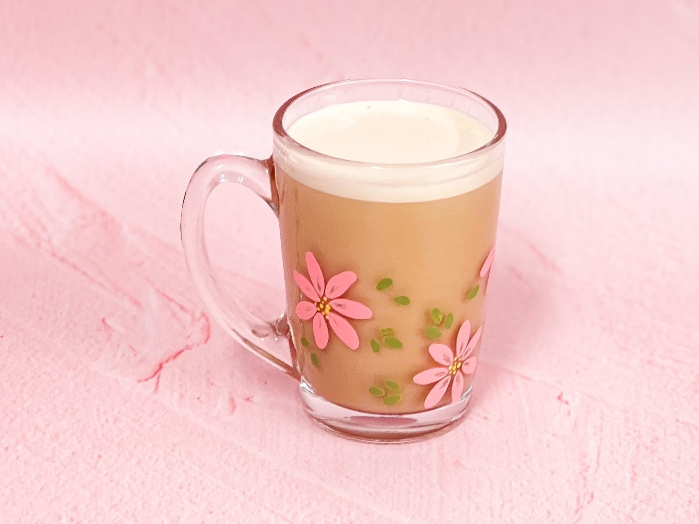 Hand-Painted Coffee Mug - Blossom Petal | Personalise Me!