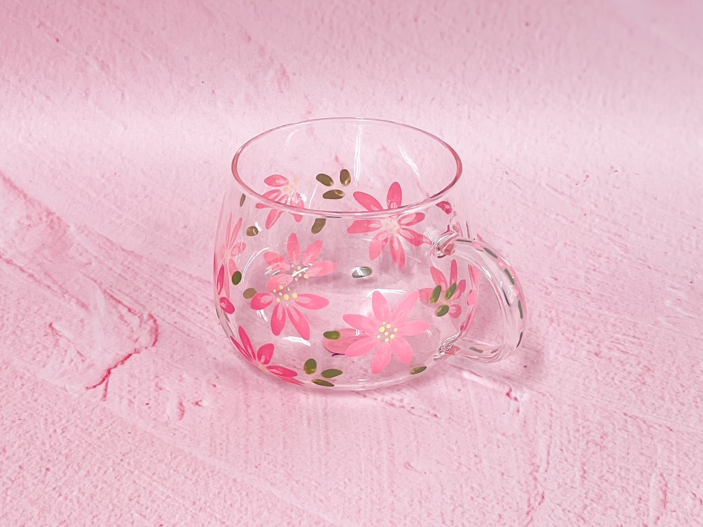 Hand-painted Hug Mug - Blossom Blush | Personalise Me!