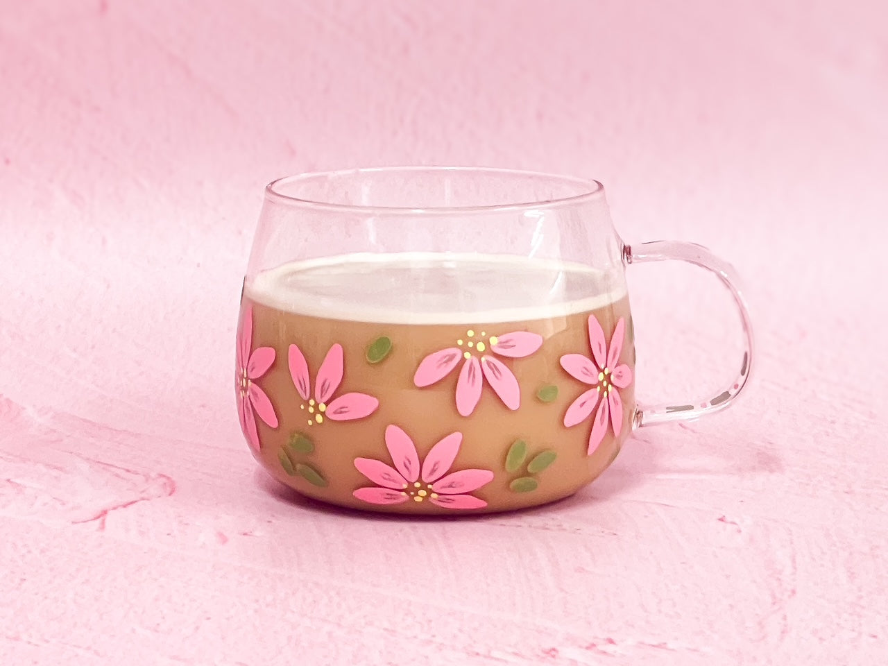 Hand-painted Hug Mug - Blossom Blush | Personalise Me!