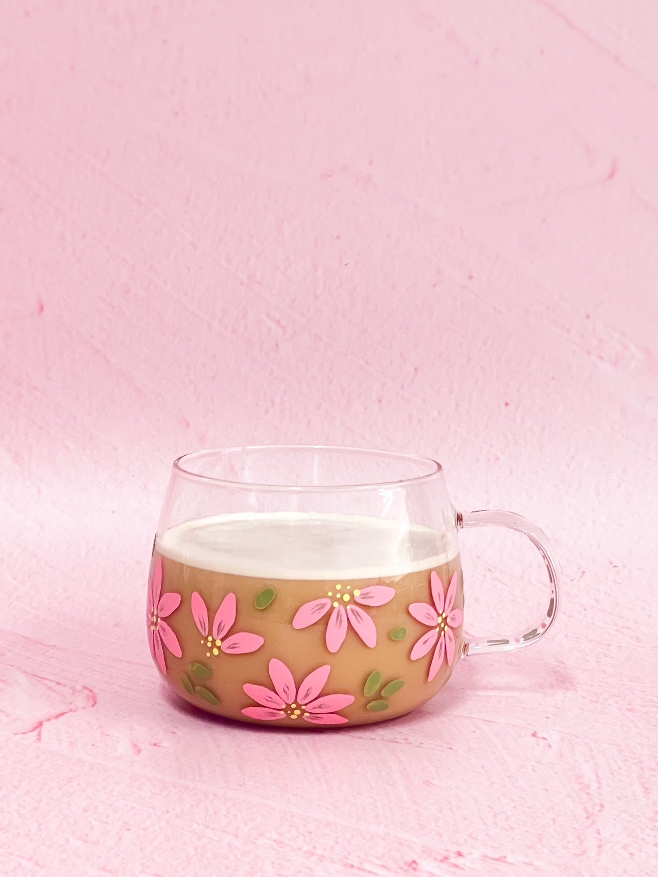 Hand-painted Hug Mug - Blossom Blush | Personalise Me!