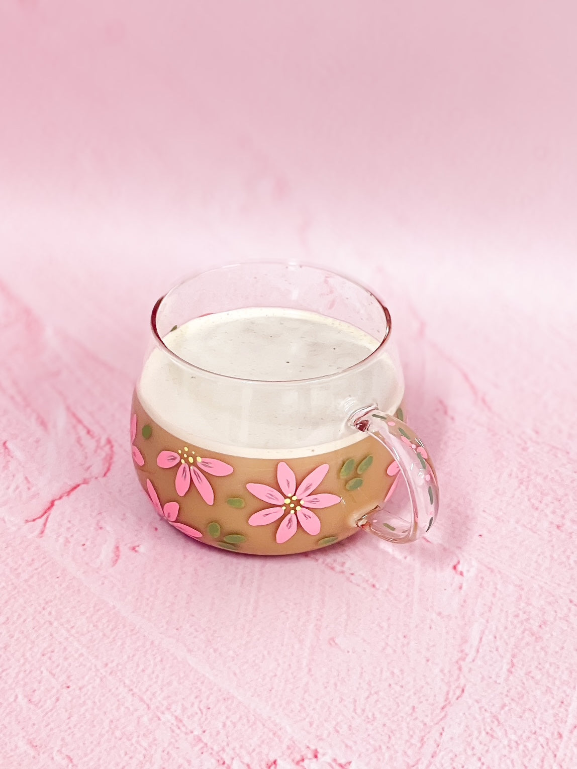 Hand-painted Hug Mug - Blossom Blush | Personalise Me!