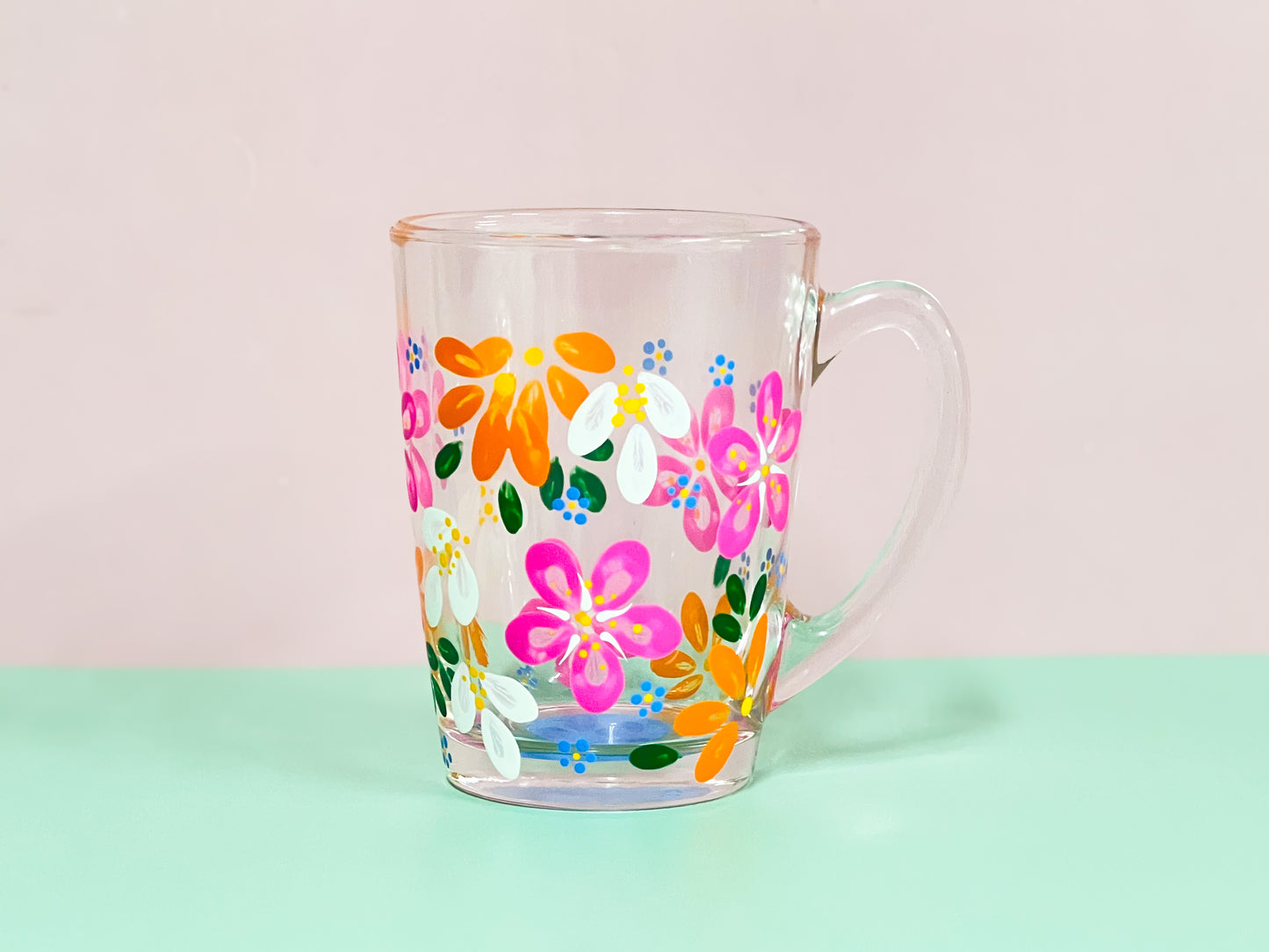Hand-Painted Coffee Mug - Summertime