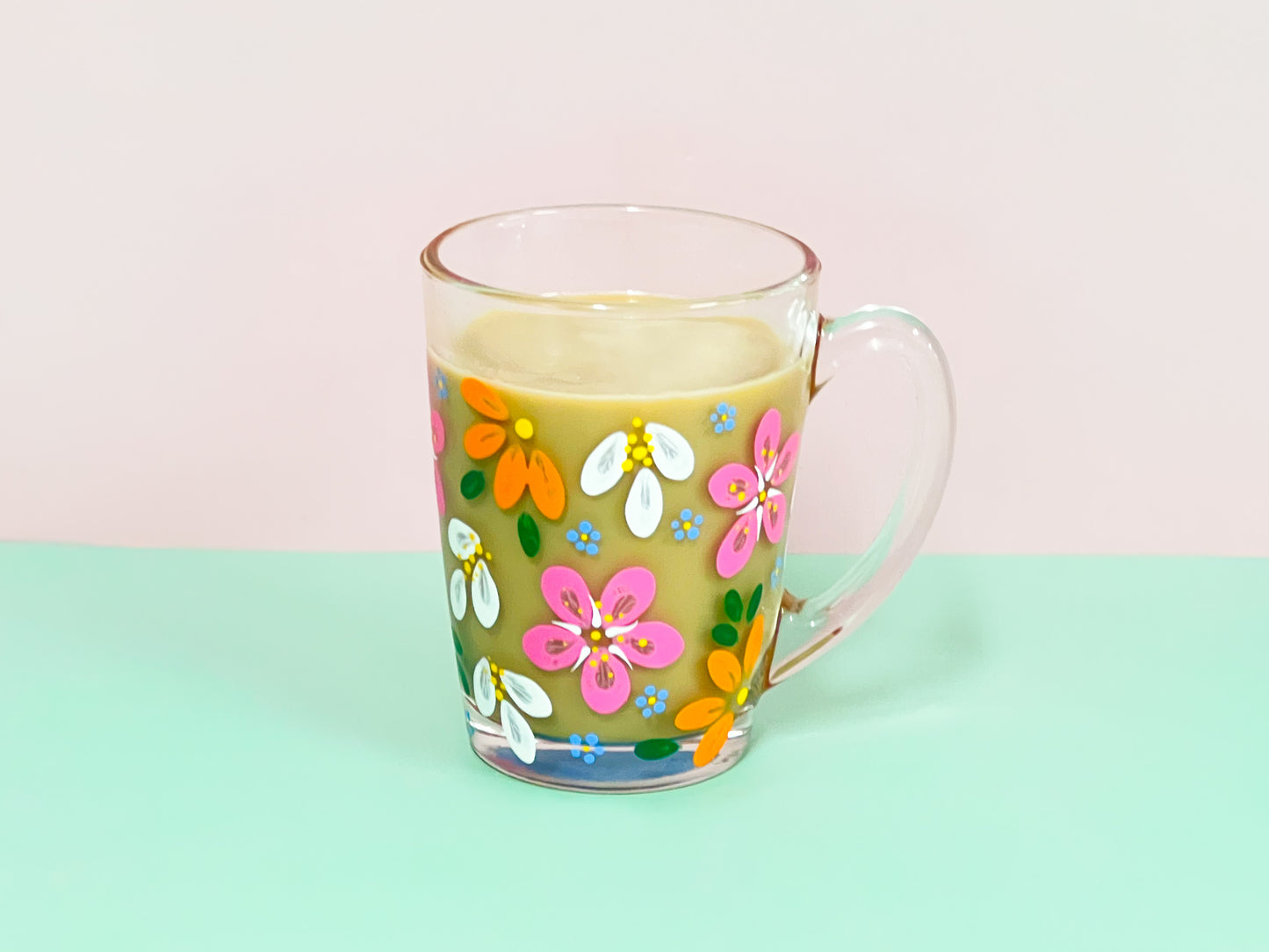 Hand-Painted Coffee Mug - Summertime
