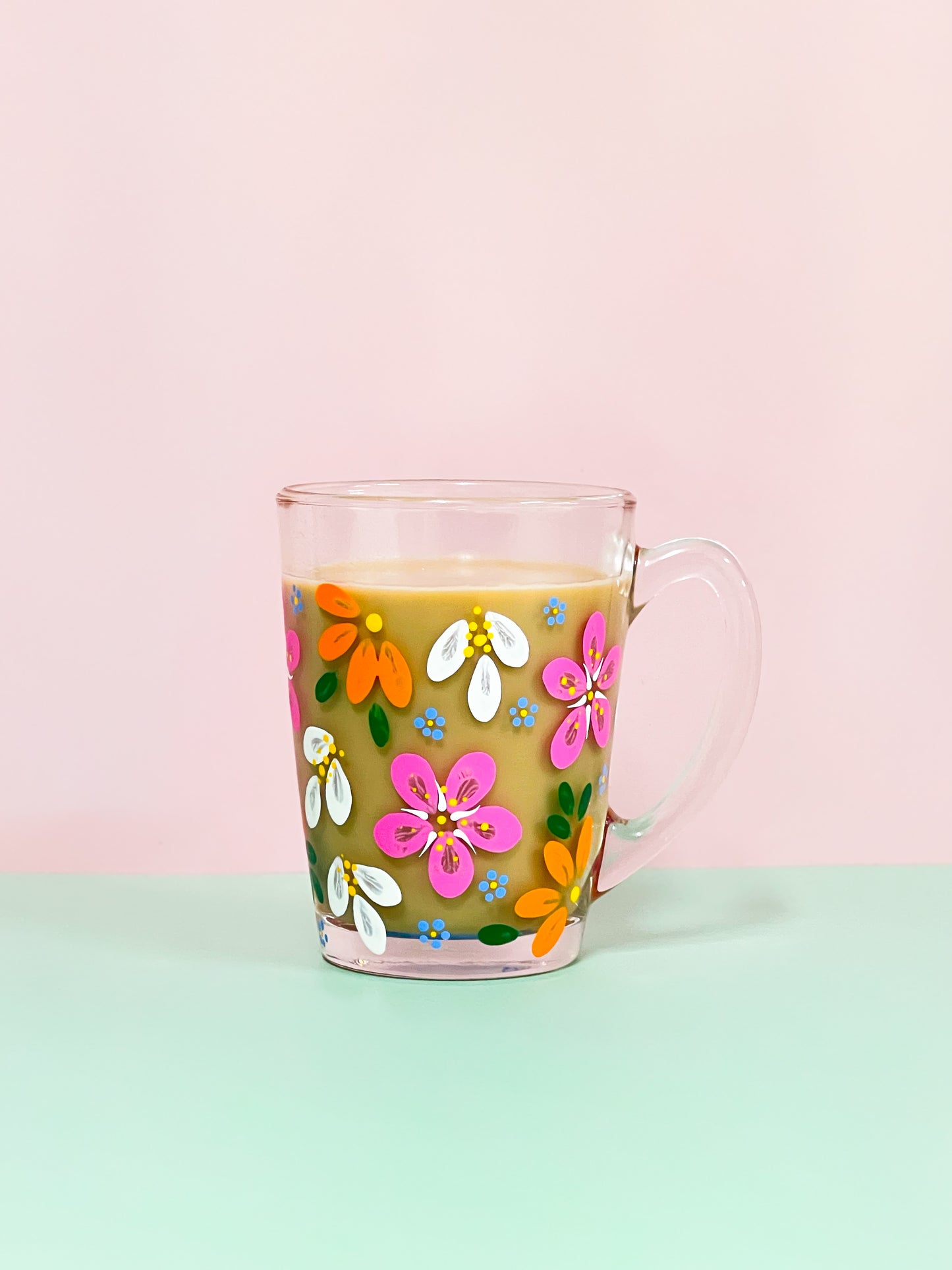 Hand-Painted Coffee Mug - Summertime
