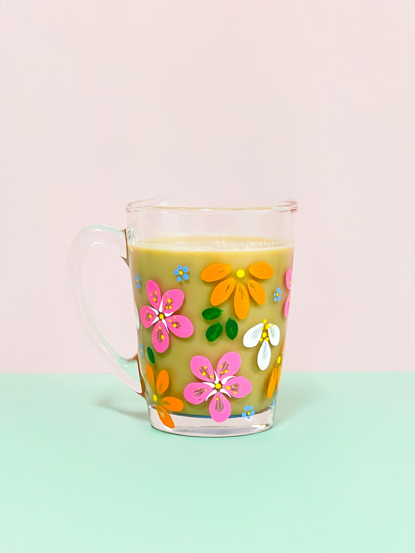 Hand-Painted Coffee Mug - Summertime