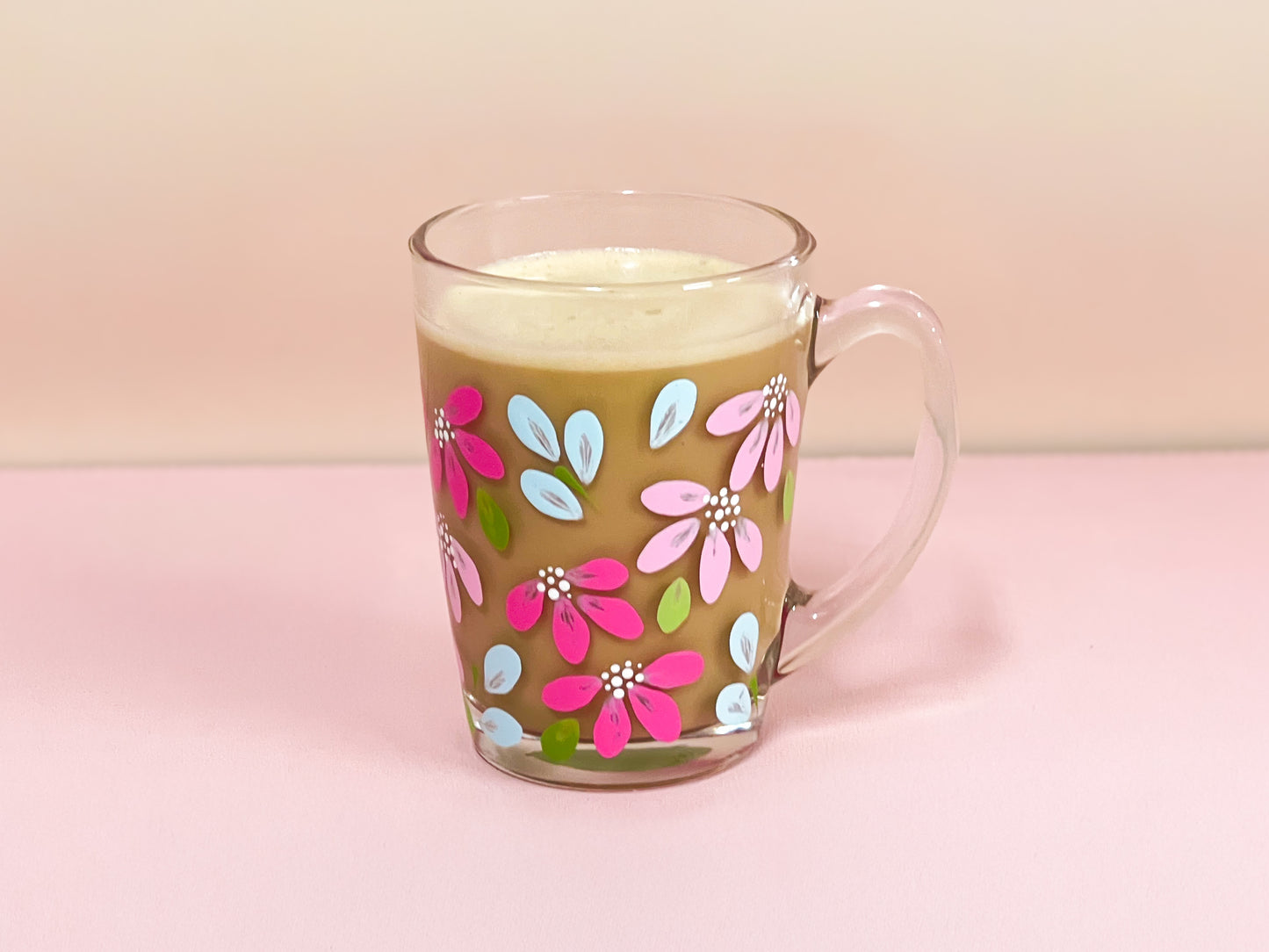 Hand-Painted Coffee Mug - Azure