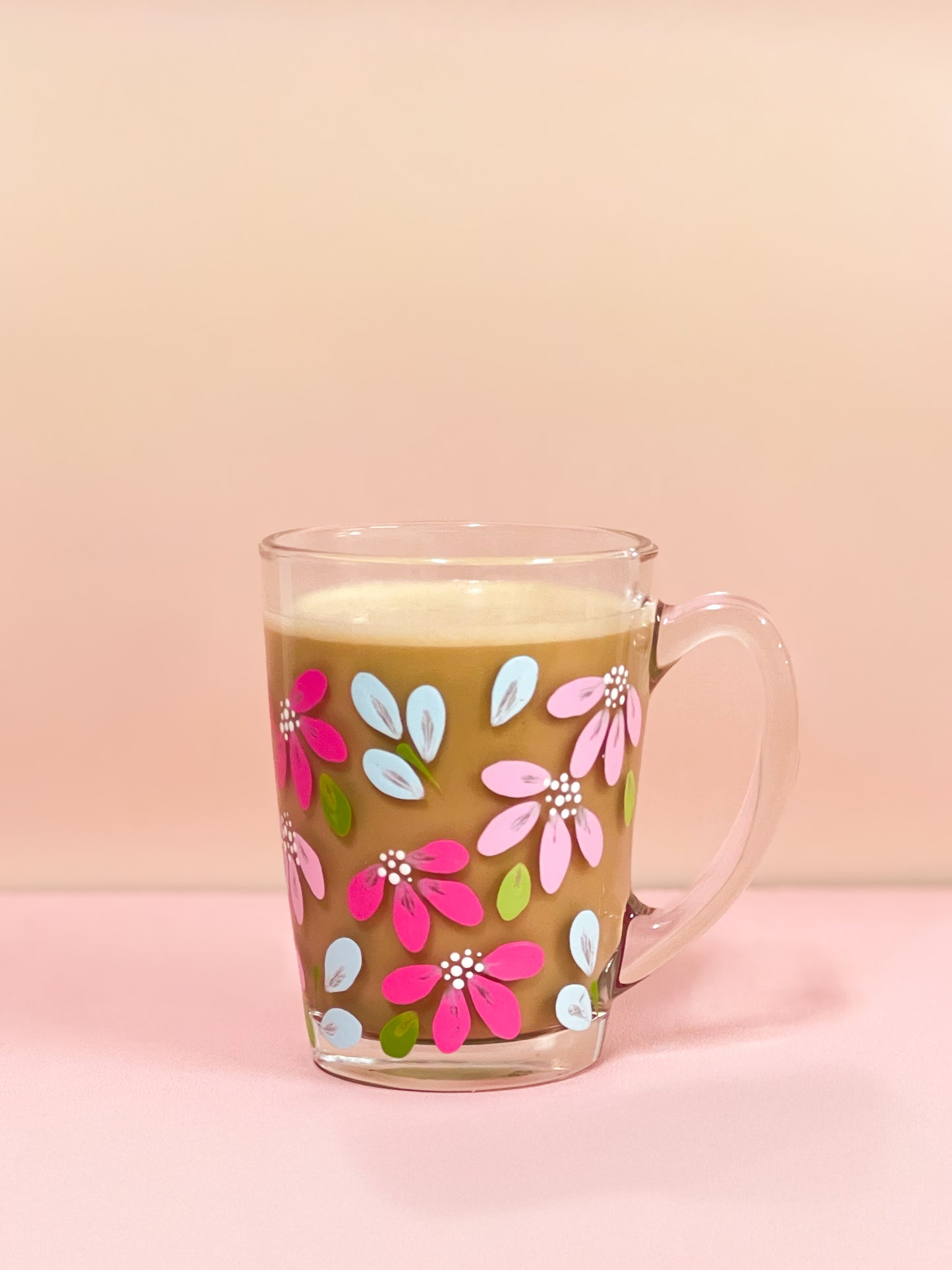 Hand-Painted Coffee Mug - Azure