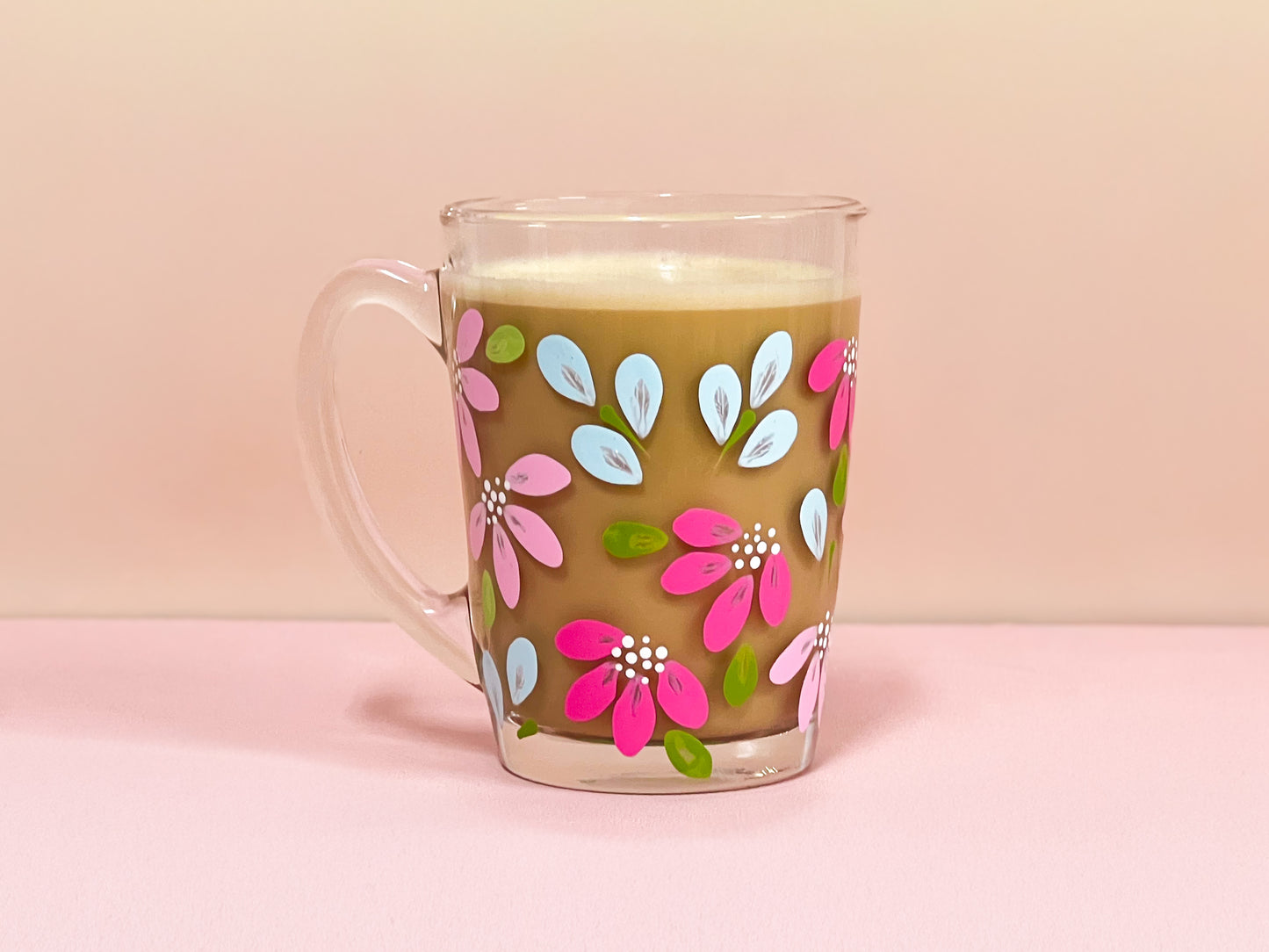 Hand-Painted Coffee Mug - Azure