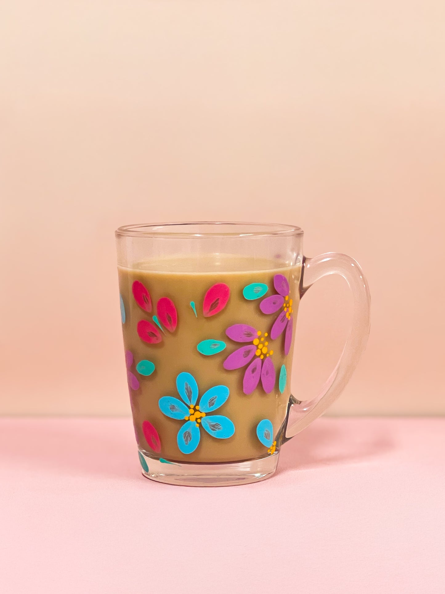 Hand-Painted Coffee Mug - Lokelani