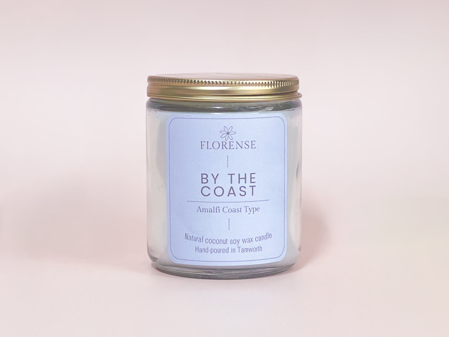 Mason Jar Candle - Clear | By the Coast - Amalfi Coast Type