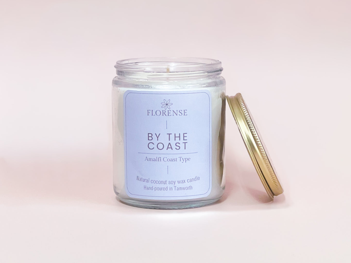 Mason Jar Candle - Clear | By the Coast - Amalfi Coast Type