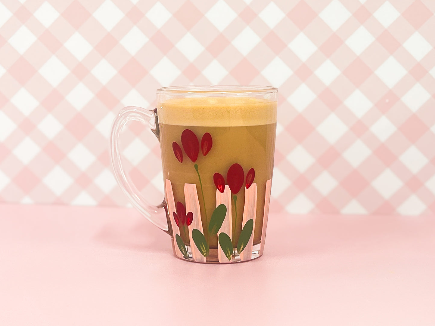 Hand-Painted Coffee Mug - Tulie