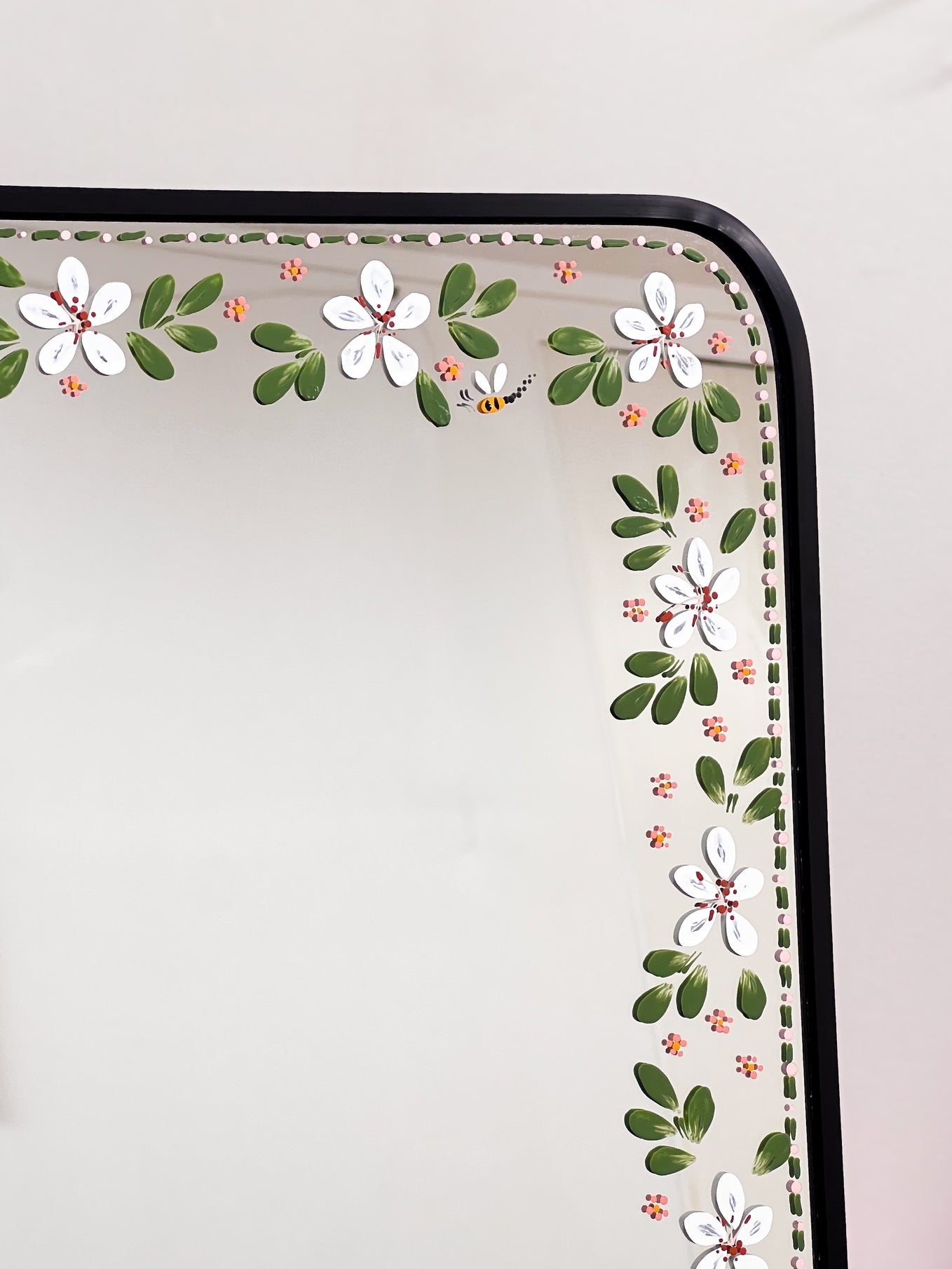 Hand-painted Mirror - Daisy Garden