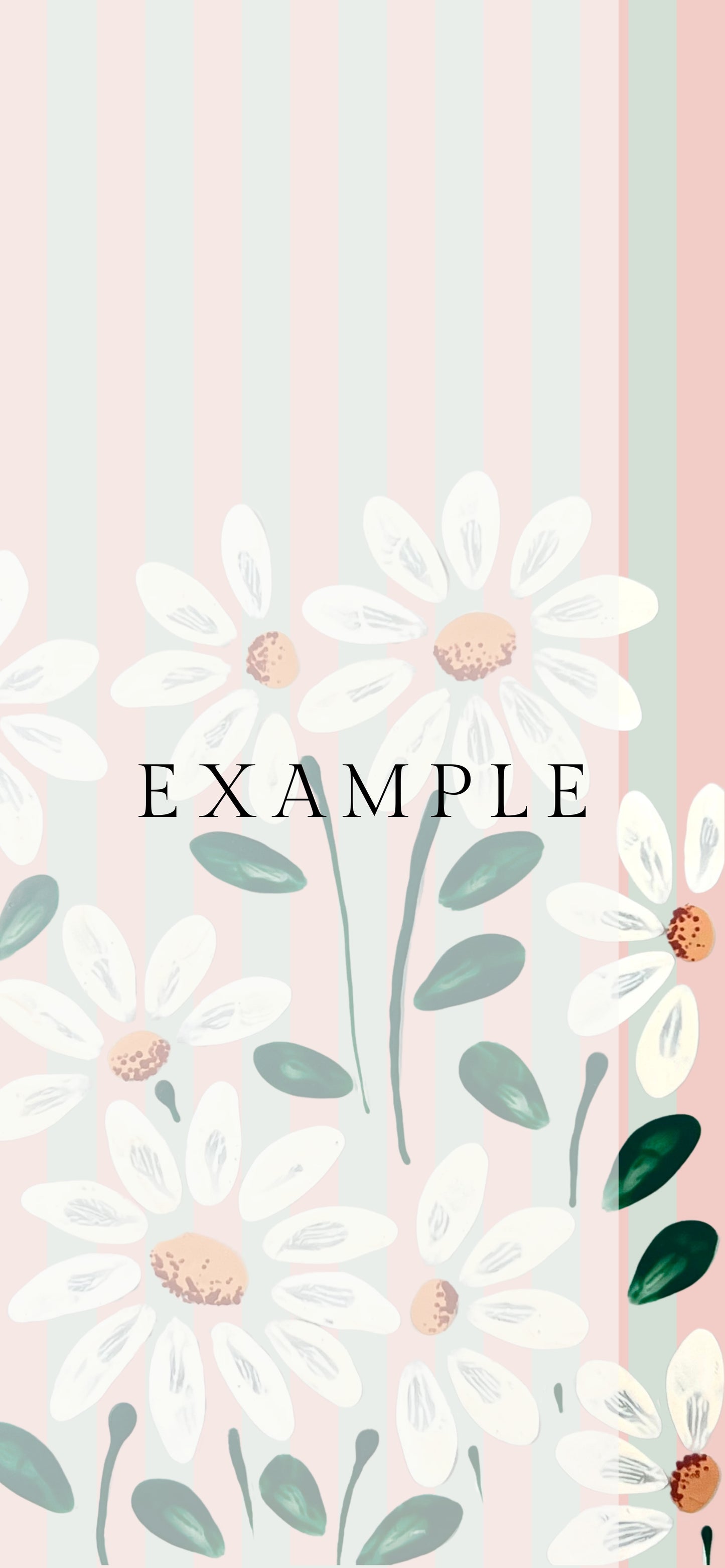 Phone Wallpaper Digital Download | Dusty + Sage Daisy