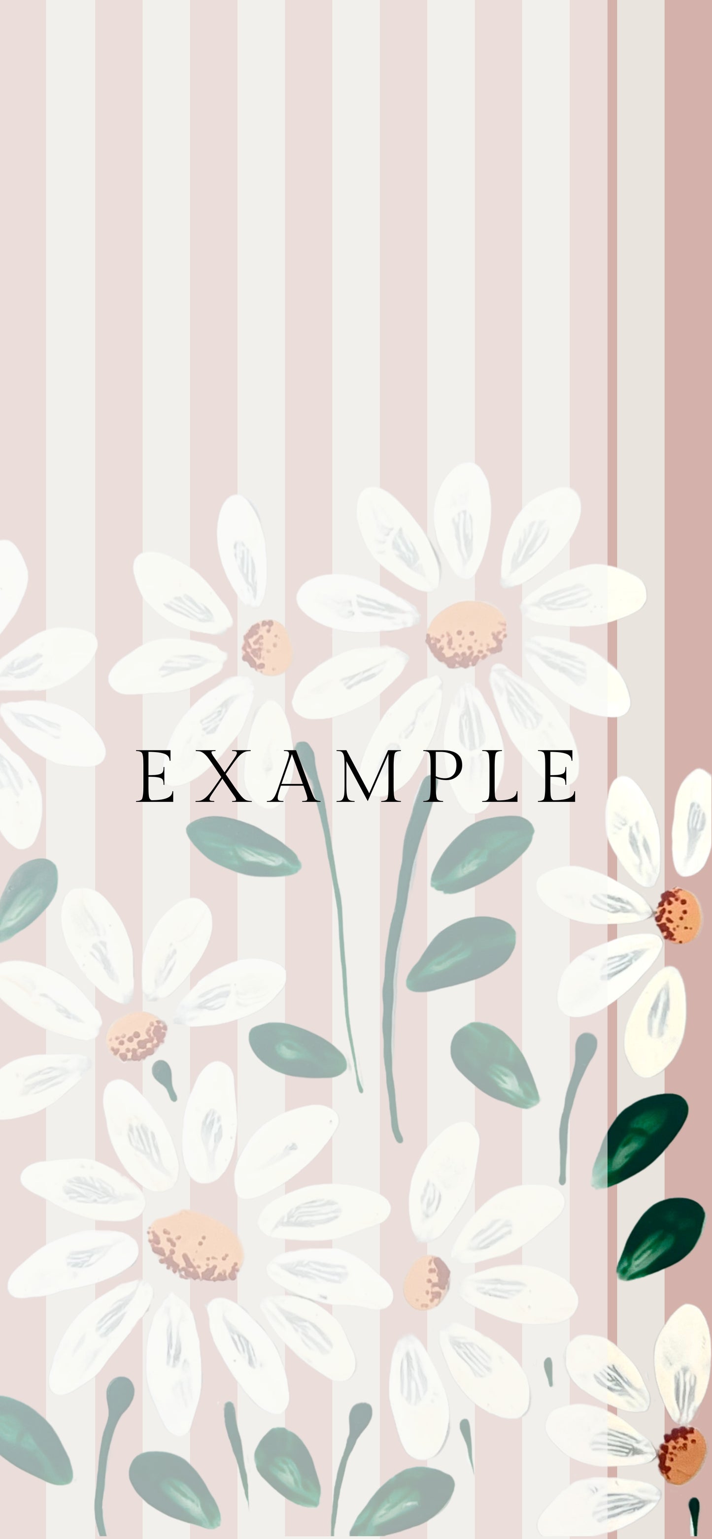 Phone Wallpaper Digital Download | Dusty Rose Daisy
