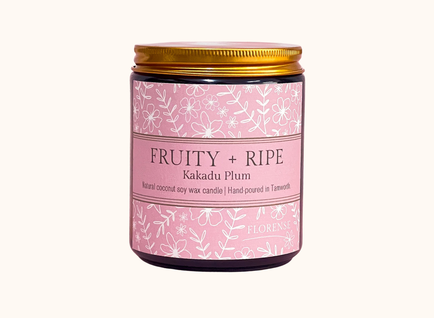 Amber Candle | Fruity + Ripe (Kakadu Plum)