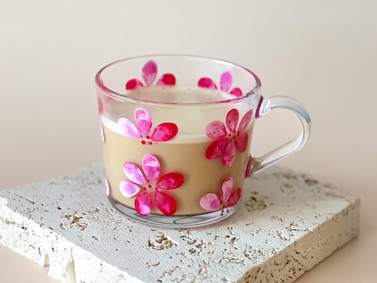 Hand-painted Cuppa Mug | Geranium