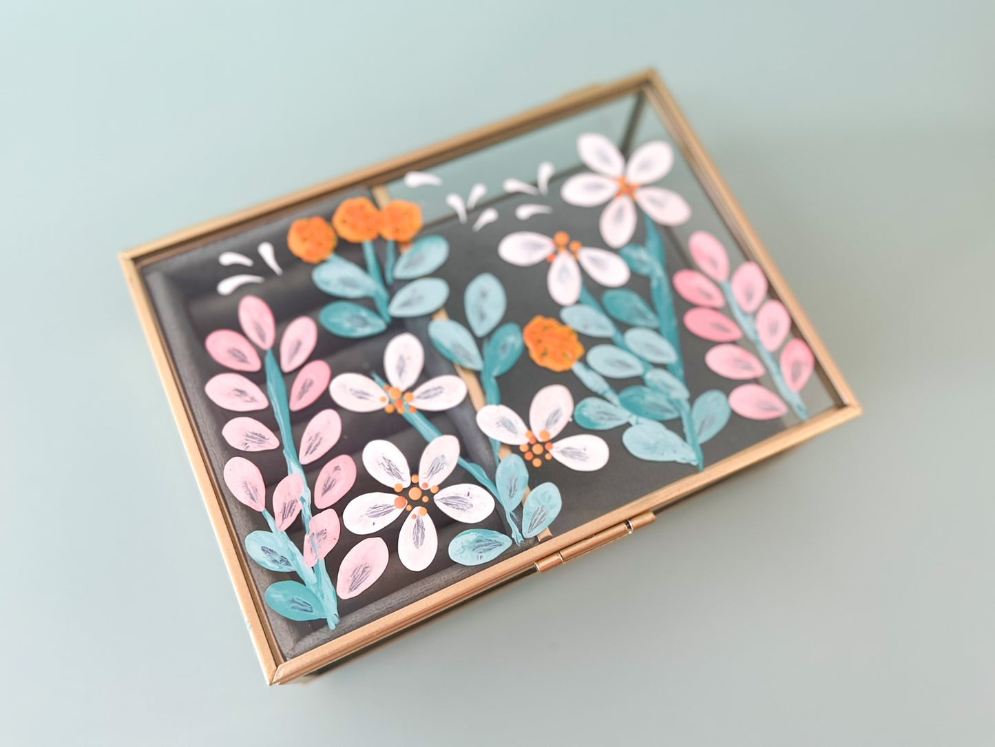 Hand-painted Jewellery Box | Ariel
