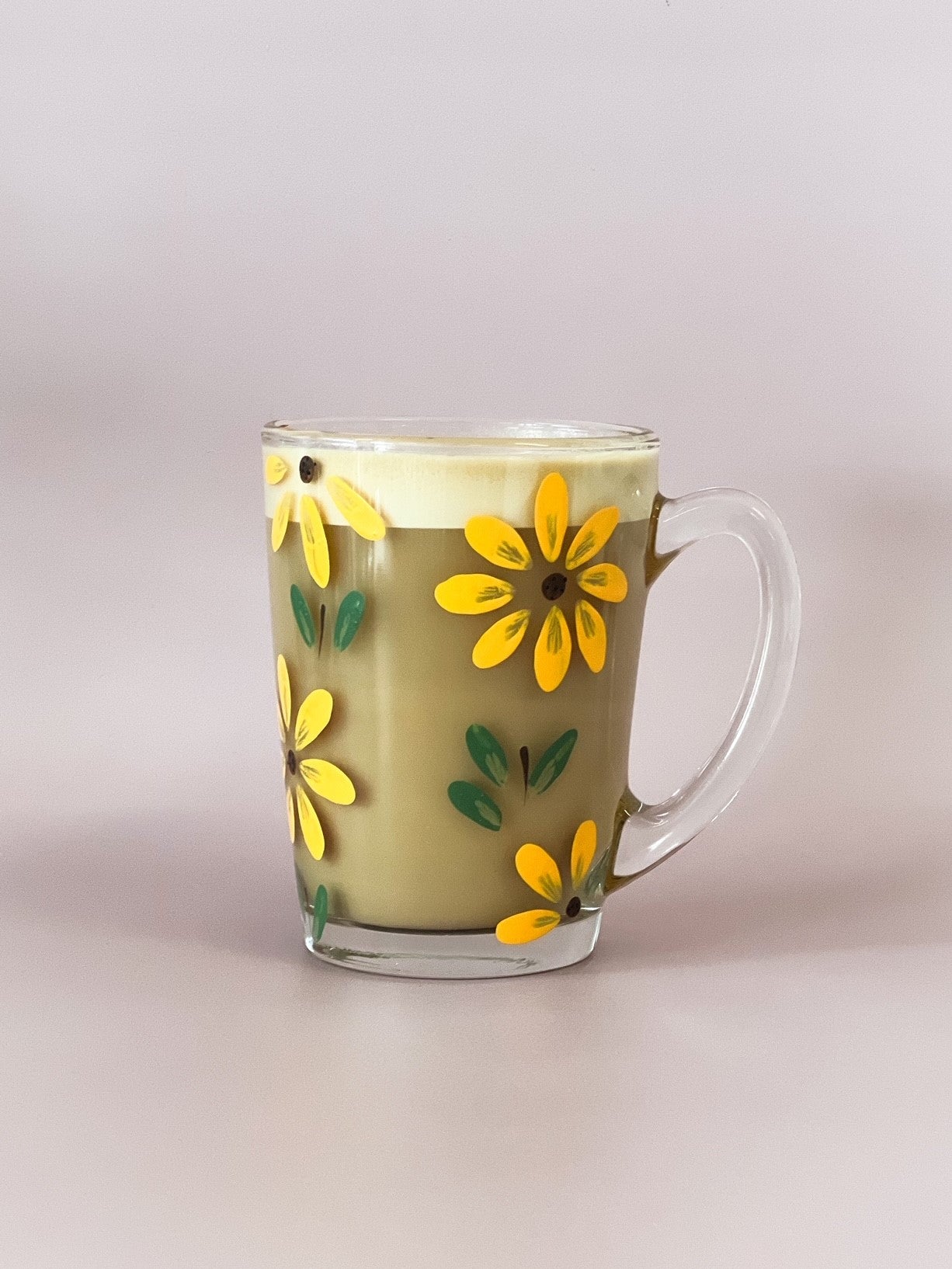 Hand-painted Coffee Mug | Sunflower Fields