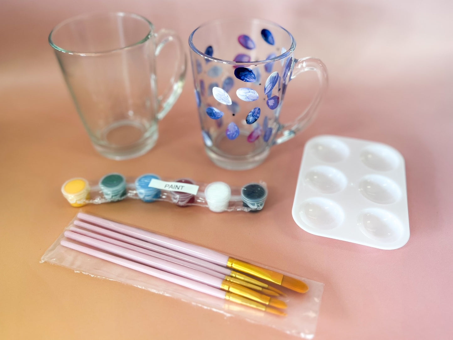 Glass Painting Kit - Coffee Mug