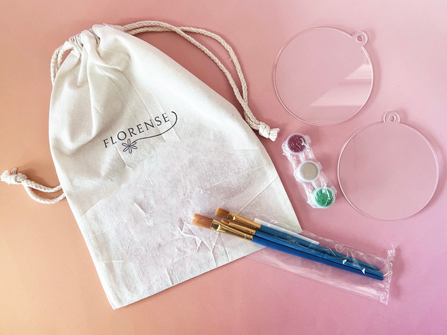 Flat Bauble Painting Kit