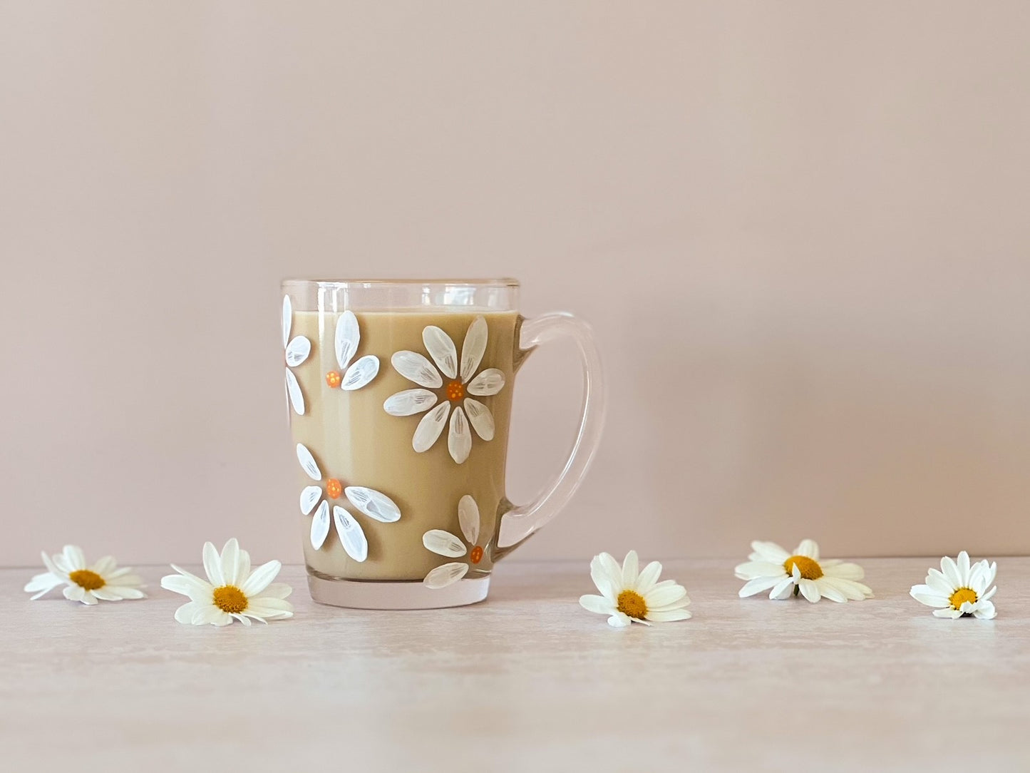 Hand-painted Coffee Mug | Daisy