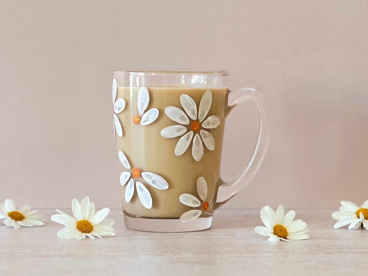 Hand-painted Coffee Mug | Daisy