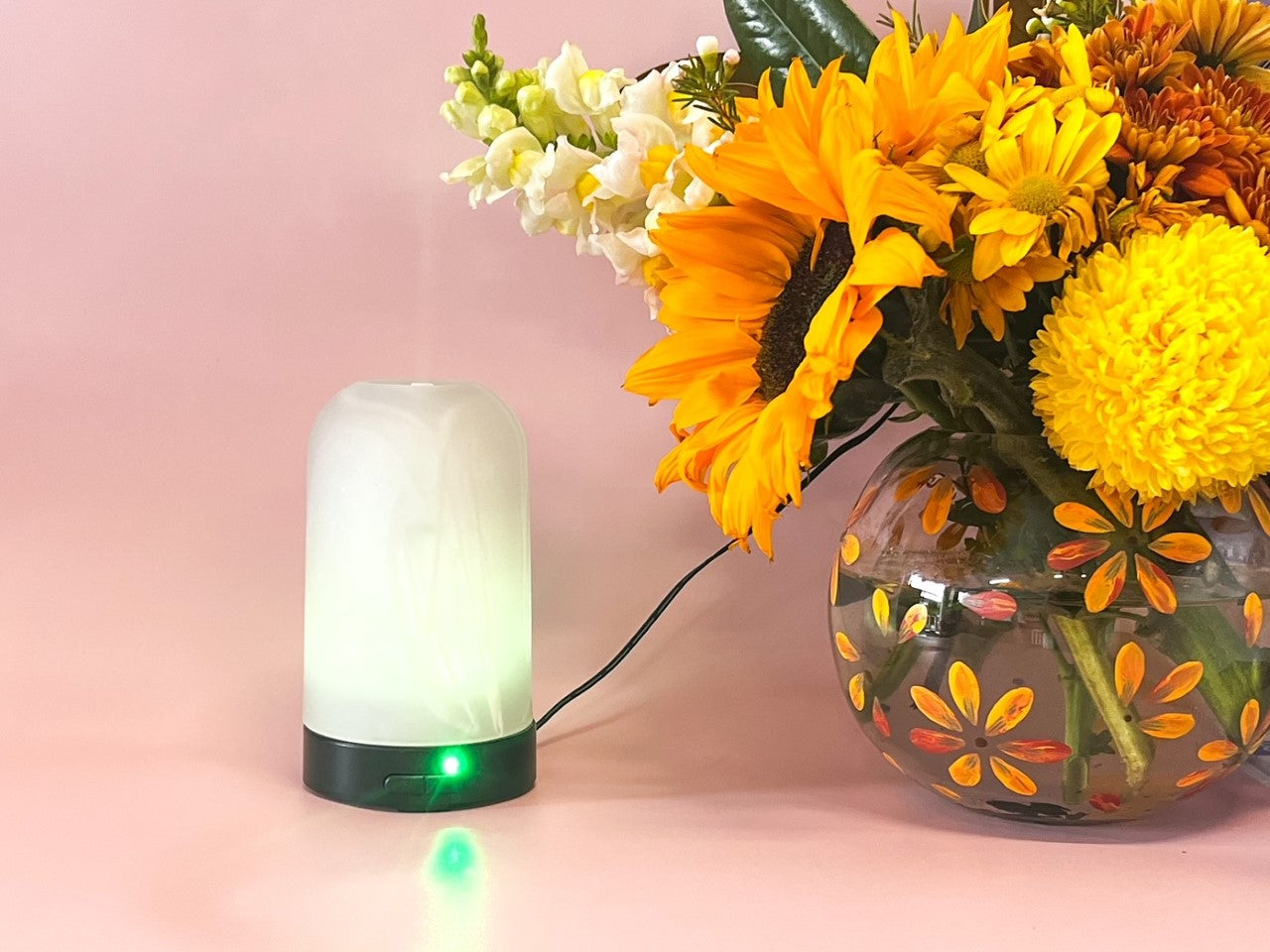 Ultrasonic Aroma Diffuser - Frosted Glass