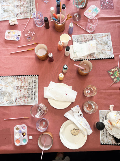 Candle Making + Glassware Painting Workshop