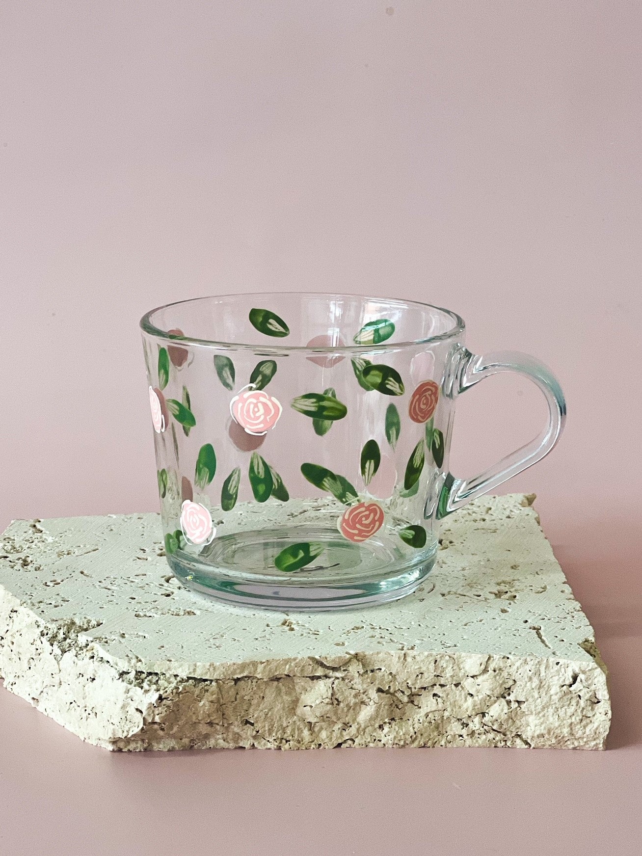 Hand-painted Cuppa Mug | Roses