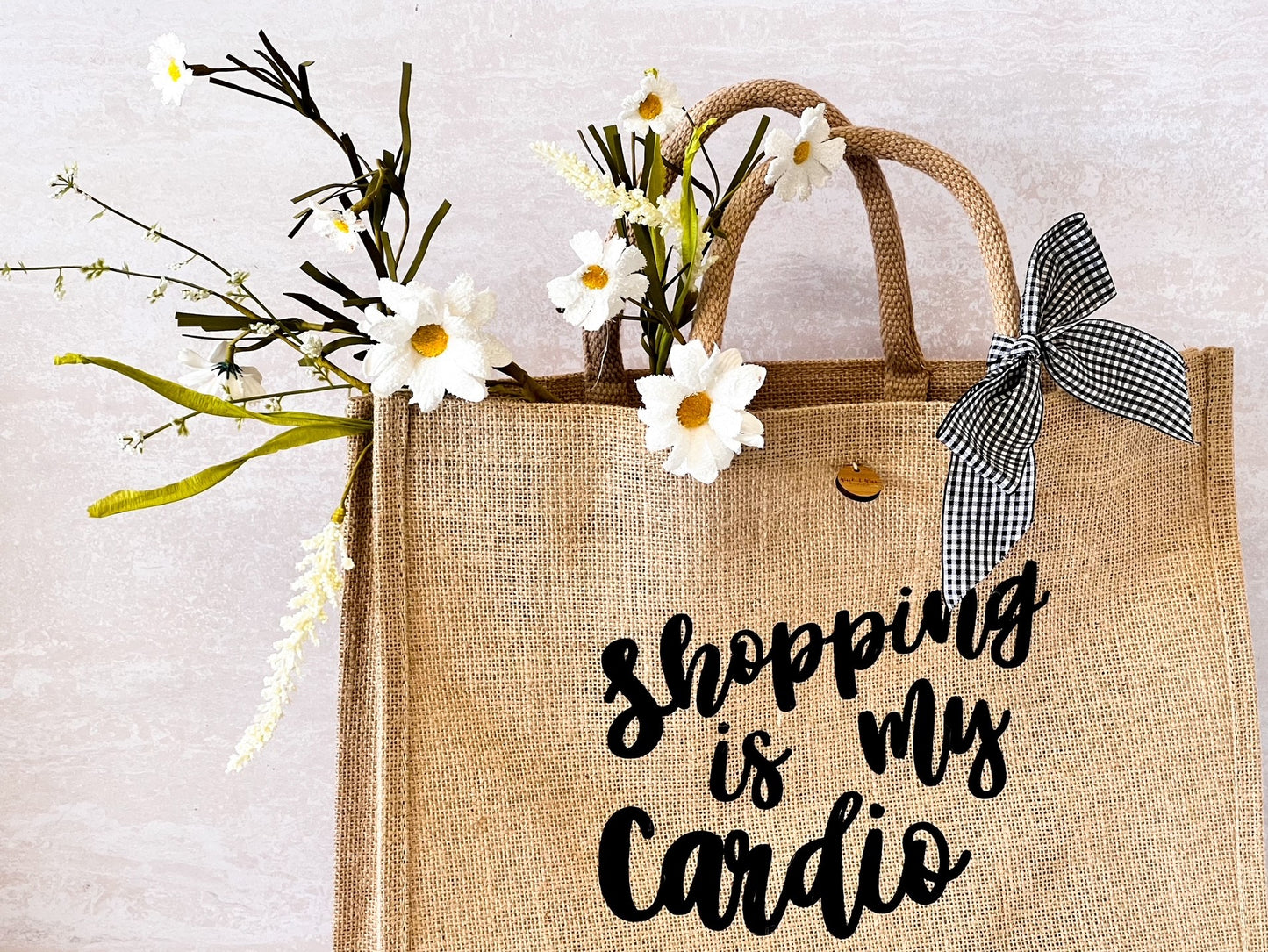 "Shopping is my Cardio" Tote Bag