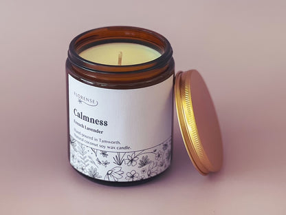 Amber Candle | Calmness (French Lavender)