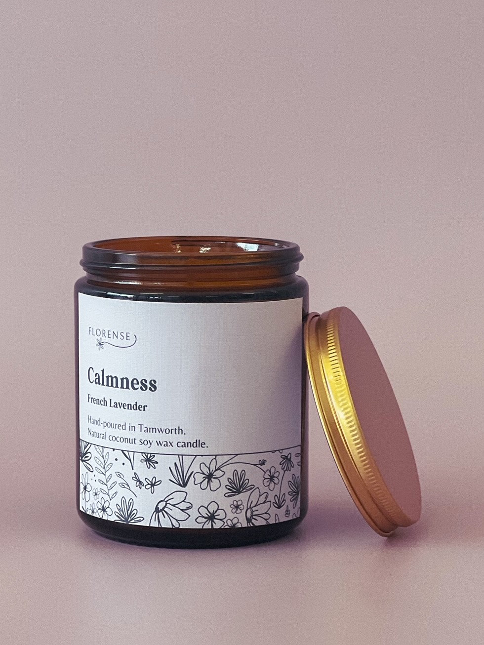 Amber Candle | Calmness (French Lavender)