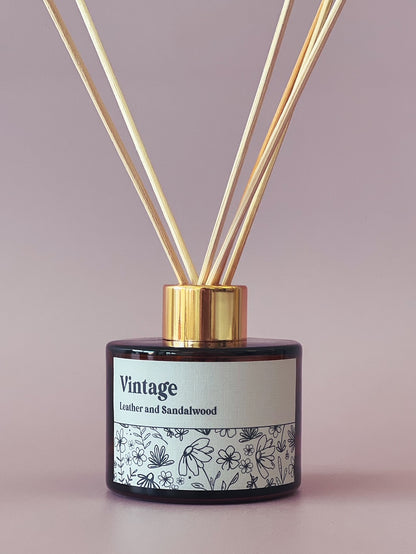 Amber Diffuser | Vintage (Leather + Sandalwood)